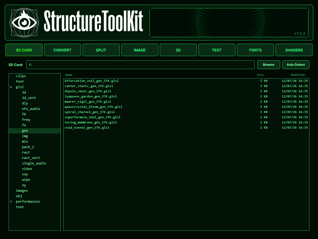 Structure Toolkit preview